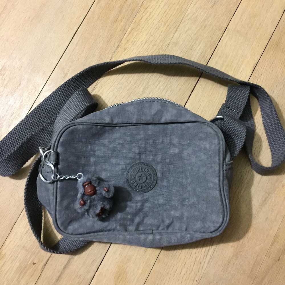 Kipling Gray Bag crossbody. Small